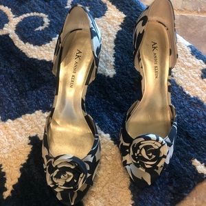 Anne Klein Akkalei D’Orsay Peep Toe Pumps